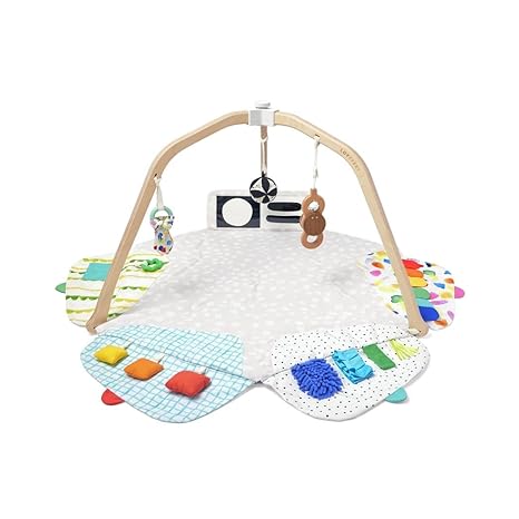 twin baby gym wooden