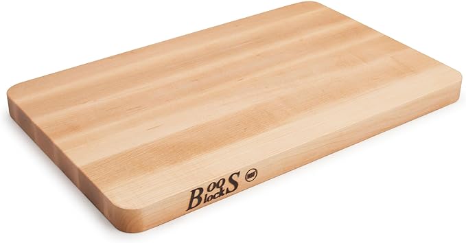 Reversible Wood Cutting Board with Eased Corners