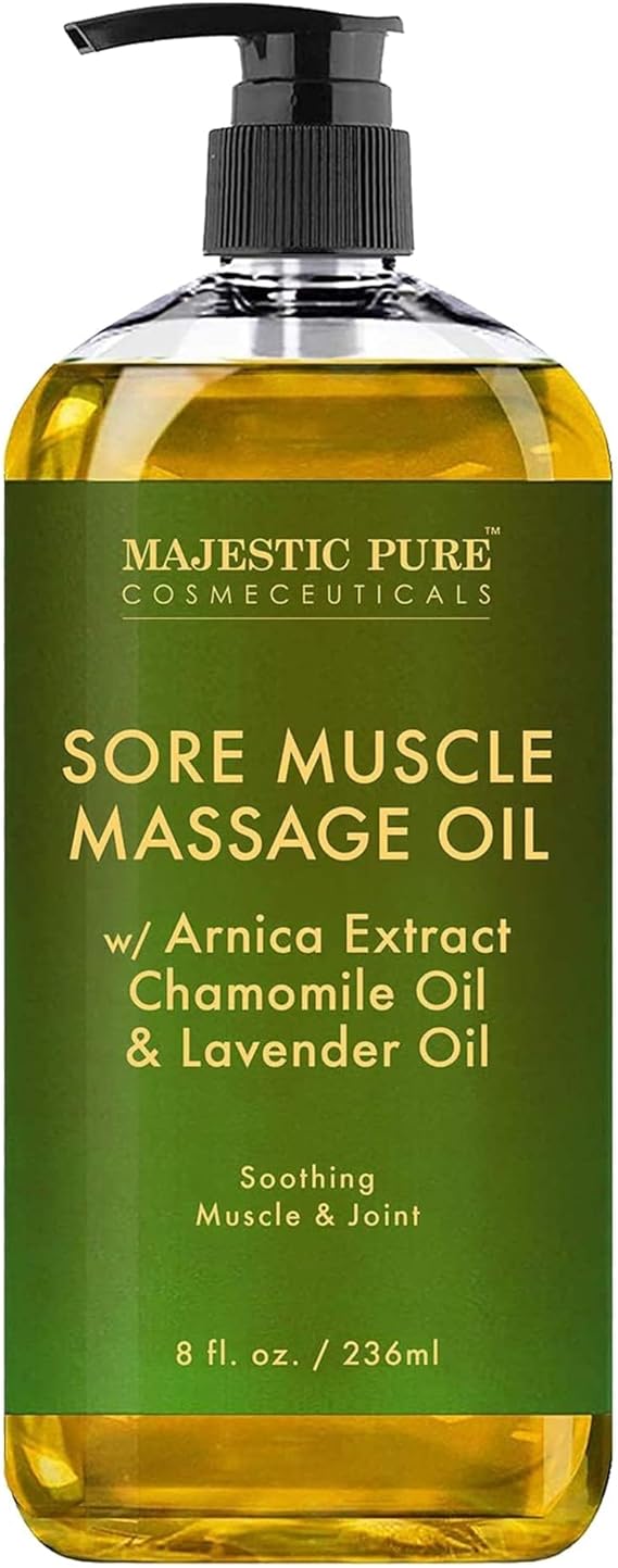 Sore Muscle Massage Oil for Body