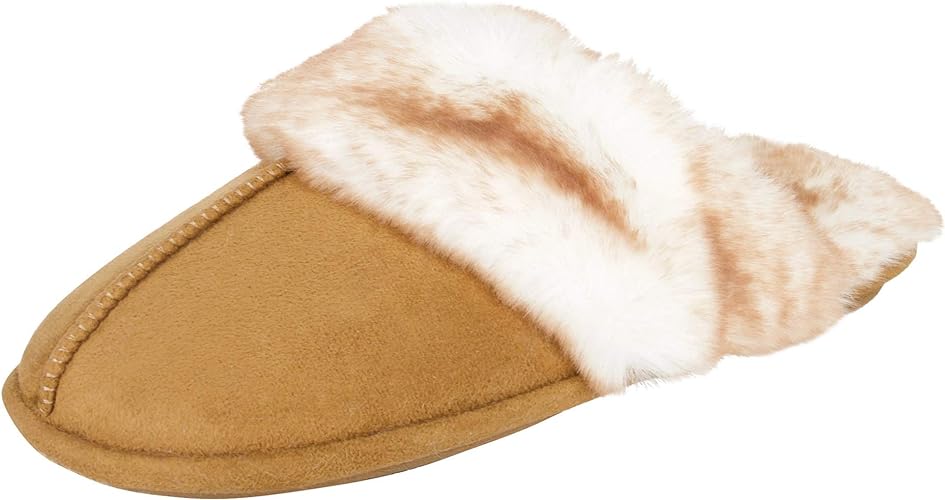 Women's Comfy Faux Fur House Slipper