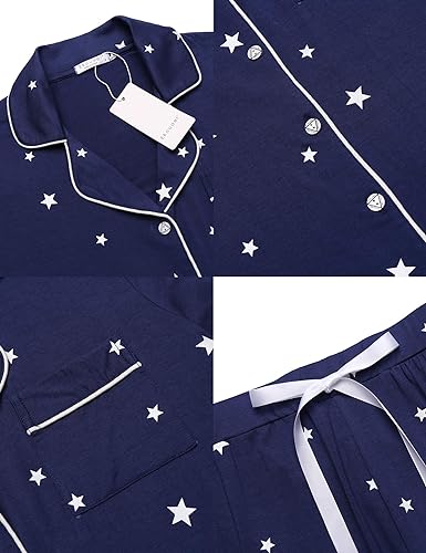 Women's Casual Stars Pajamas Set