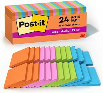 Post-it Super Sticky Notes