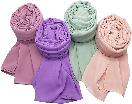 Women Soft Chiffon Scarves