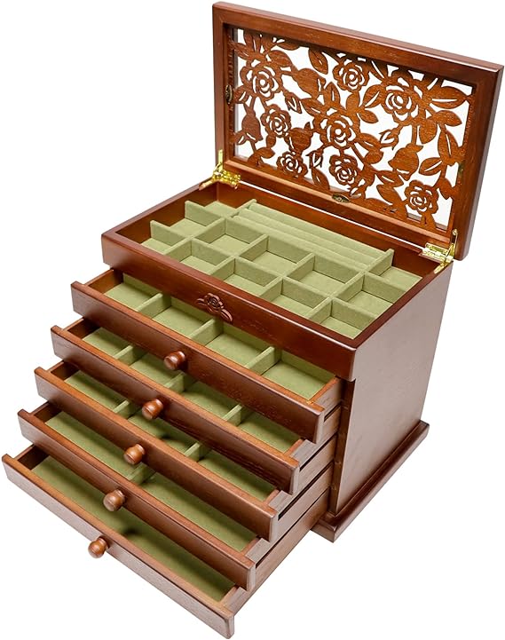 Wood Jewelry Box for Women