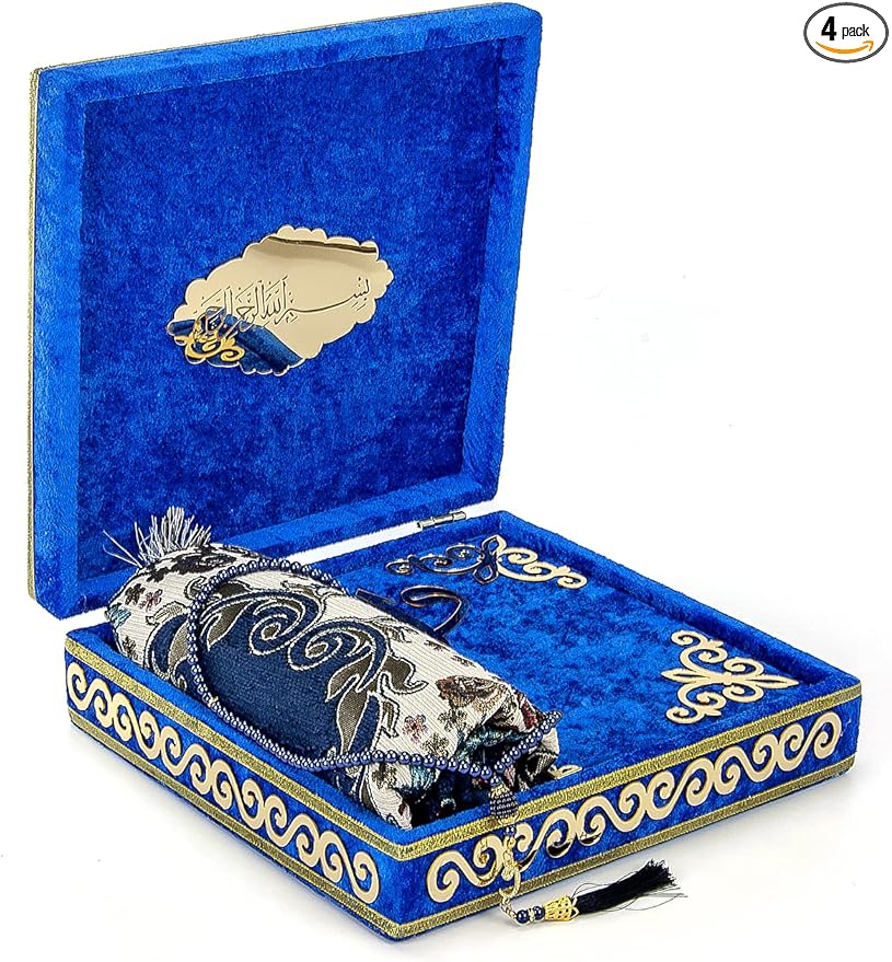 Luxury Islamic Prayer Velvet Covered Gift Box